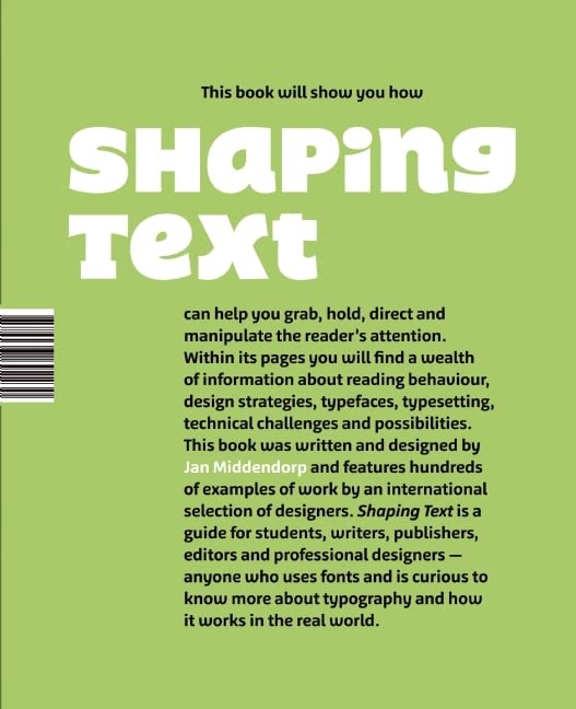 shaping text
